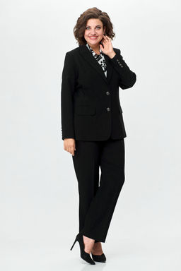 Костюм БелЭльСтиль 205/596-Р черный однотон