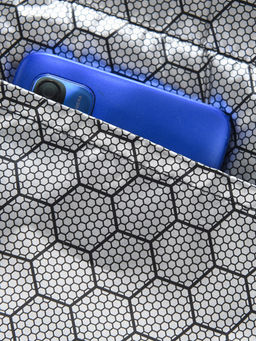 Куртка мужская стёганая с капюшоном с графеновой подкладкой черного цвета 9625_1Ch