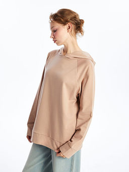 Oversize Kad?n Kal?n Hoodie