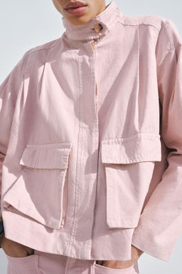 ZW COLLECTION TWILL JACKET - Zara фото 3