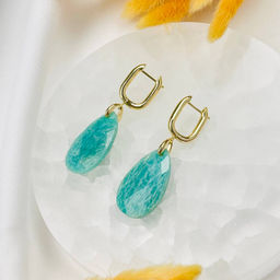 Серьги из Амазонита