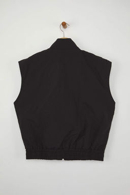 Siyah Oversize Kal?p Ince YelekTWOAW26YE00022 - Trendyolmilla фото 3