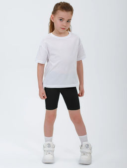 Велосипедки садик, черный, х/б 95% лайкра 5%