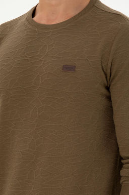 Мужской свитшот цвета хаки Неожиданная скидка в корзине - U.s. polo assn фото 7