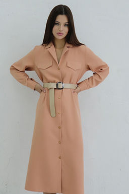 Martichelli Платье-рубашка с английским воротником