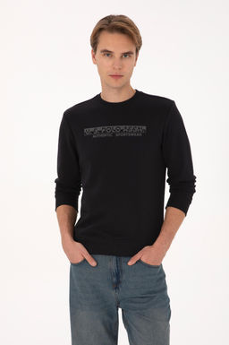 Erkek Siyah Sweatshirt