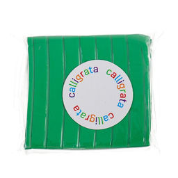 Полимерная глина Calligrata, 50 г, зелёная