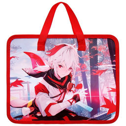 Папка с ручками пластиковая А4 Calligrata Аниме, 32,2х25,6х7 см,