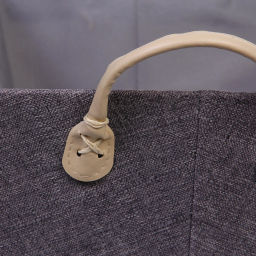 Коробка для хранения с ручками "ЭЛЬГА", цвет серый, 39*26*18см (лейбл селфи)