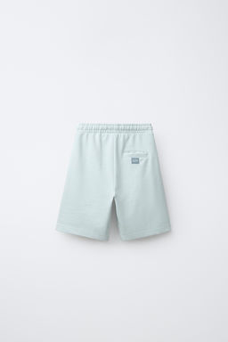 BERMUDA FELPA JOGGING / Menta claro - Zara фото 2