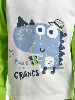 Пижама для мальчика UD 1151 салатовый