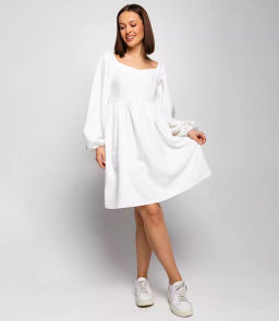 Платье #БШ2044, белый