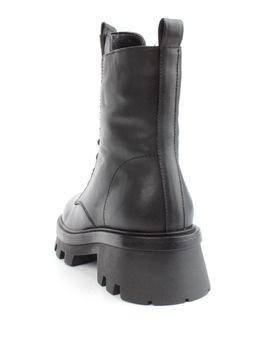 04-M3-2170 BLACK Ботинки зимние женские (натуральная кожа, натуральный мех)