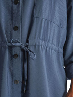 D?z Uzun Kollu Kad?n G?mlek Tunik