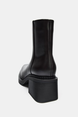 BLOCK HEEL ANKLE BOOTS