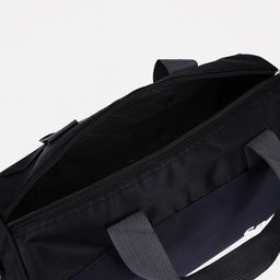 Сумка спортивная на молнии, длинный ремень, цвет чёрный/синий - Simaland фото 4