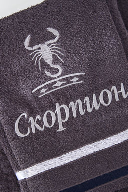 14418/10 Знаки зодиака полотенце махровое плотность 350гр