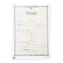 Папка для свидетельства о рождении, А5 «Зайки»