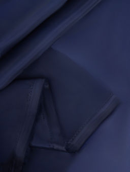 Цена за 200 шт. Подкладочная ткань таффета, 190Т, ширина 150 см, 200 м, полиэстер, тёмно-синяя