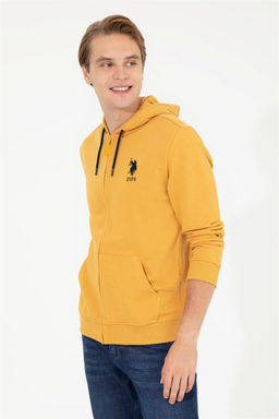 U. S. Polo Assn / Мужской шафрановый свитшот - U.s. polo assn фото 8