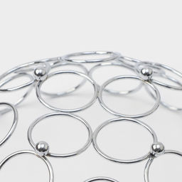 Фруктовница Доляна Ринго, 23?23?9.5 см, хромированная