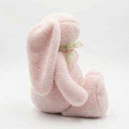 Подушка декоративная арт.4692-13 Заяц УШАСТИК шерсть пудровый