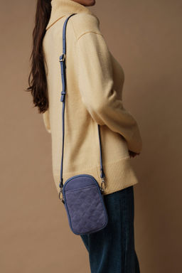 Сумка замшевая Azaro 30832 сиреневый закат