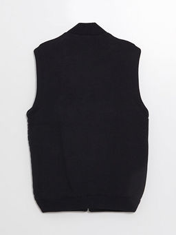 Standart Kal?p Dik Yaka Erkek Triko Yelek - Waikiki фото 3