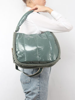 Сумка женская искусственная кожа BT-ST 0710, 1отд, плечевой ремень, зеленый SALE 258526 - Adelia фото 10