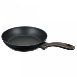 Сковорода с антипригарным покрытием "Maestro" д24см, h4,8см, s2,6мм, дно s3,2мм, кованный алюминий, бакелитовая ручка с покрытием "soft-touch", капсульное дно, "Regent" (Китай) Подходит для всех видов плит, включая индукционную.