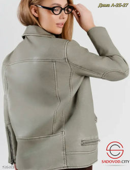 Женская кожанка, 42-48 р. - Bruno фото 5