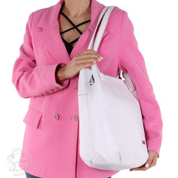 Сумка женская кожаная 99476 white Velina Fabbiano-Safenta/30 в Новосибирске