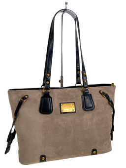 Женская сумка из искусственной замши, цвет бежевый