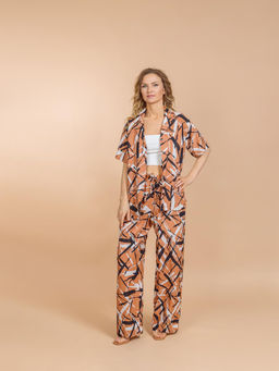 Брючный костюм (вискоза,лен) №25-208-2 (Лето-2025) - Ганг фото 2