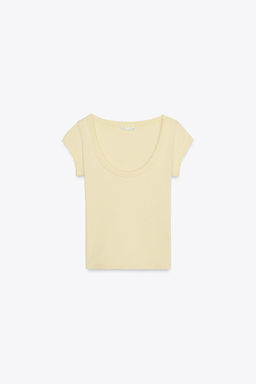 ROUND NECK T-SHIRT - Zara фото 20