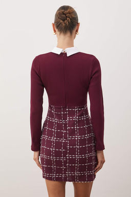 TRENDYOLMILLA Siyah Tuvit Dokuma Elbise TWOAW21EL0454  фото 21