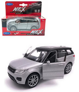 Welly. Машинка 1:38 "Range Rover Evoque" металл, пруж. мех., арт.43649W-G серый