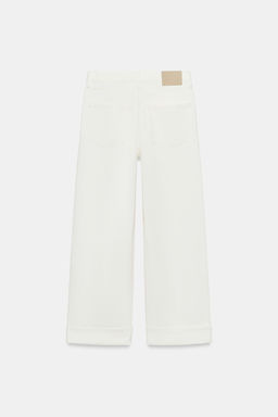 JEANS ZW COLLECTION BAGGY TIRO MEDIO / Blanco roto - Zara фото 7