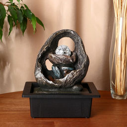 Фонтан настольный «Томирис», лунная сила, 18×25 см, с подсветкой