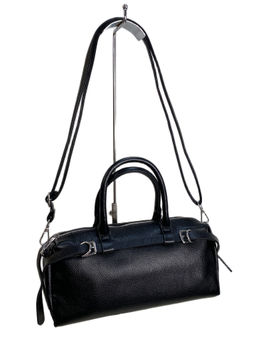 Женская сумка из искусственной кожи, цвет черный