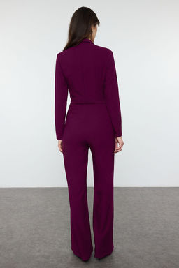 TRENDYOLMILLA Siyah Kemerli Fermuar Detayl? Uzun Tulum TWOAW25TU00013 фото 5