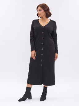 Платье из джерси ZPP81008BLK01 - ZORY фото 3