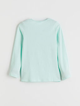 Bisiklet Yaka Y?lba?? Temal? K?z ?ocuk Pijama ?st