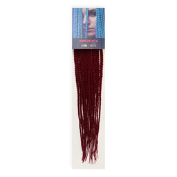 SIM-BRAIDS Афрокосы, 60 см, 18 прядей (CE), цвет бордовый(#900) - Queen fair фото 3