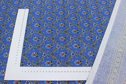 Рогожка Ализарин цв.синий, ш.1.5м, хлопок-100%, 160гр/м.кв - Купава фото 4