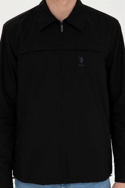 U. S. Polo Assn / Мужская черная рубашка с длинным рукавом - U.s. polo assn фото 6
