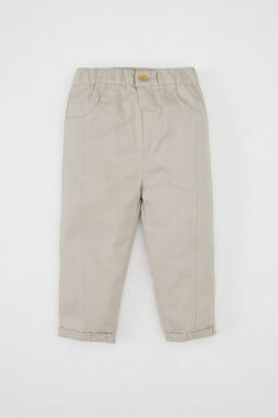 Прямые габардиновые брюки для маленьких мальчиков