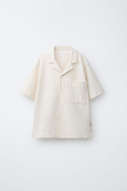CAMISA TEXTURA R?STICA / Crudo