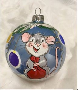 Шар 100мм Мышонок с мешком