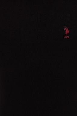 U. S. Polo Assn Мужская черная водолазка базового трикотажа, свитер - U.s. polo assn фото 6